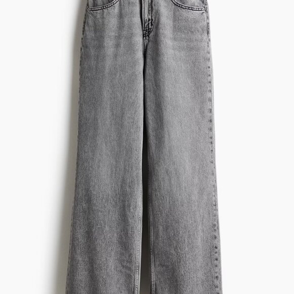 H&M Bleecker High Rise Wide Leg Jeans US 6 - Picture 2 of 5